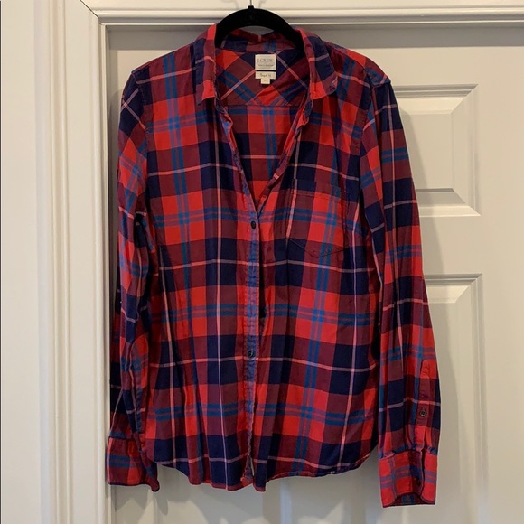 J.Crew Perfect Fit Flannel - Picture 1 of 5